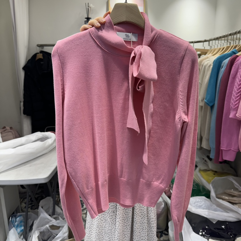 SOM-TOD東大門代購女裝新品人氣時尚真品熱賣職業25春夏針織衫the tod-SOM針織衫圖色2