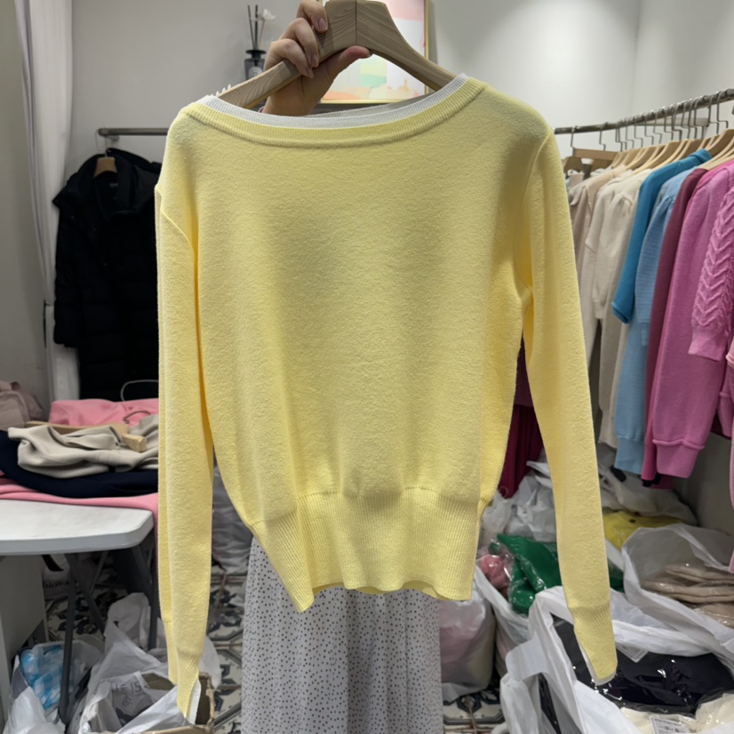 SOM-TOD東大門實拍女士新品休閑人氣職業25春夏時尚針織衫the tod-SOM針織衫圖色2