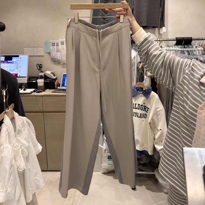 SALONDEMAG東大門代購女士新品推薦真品休閑人氣25春夏休閑褲SALONDEMAG休閑褲圖色1