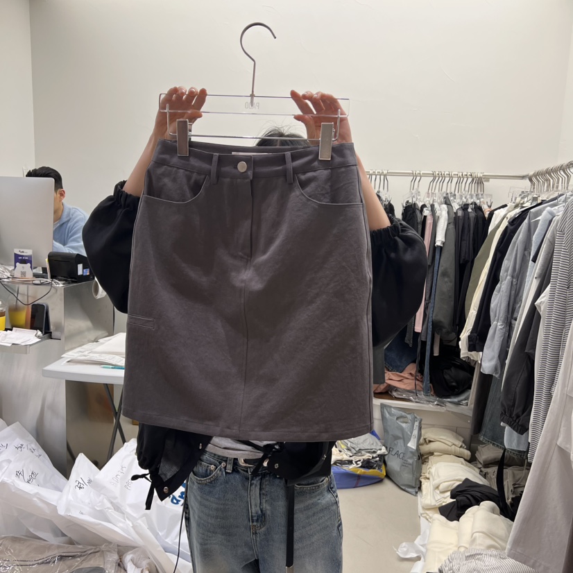 PADO韓國直郵女裝新款熱賣職業真品休閑人氣25春夏半身裙中短裙PADO半身裙/中短裙圖色2