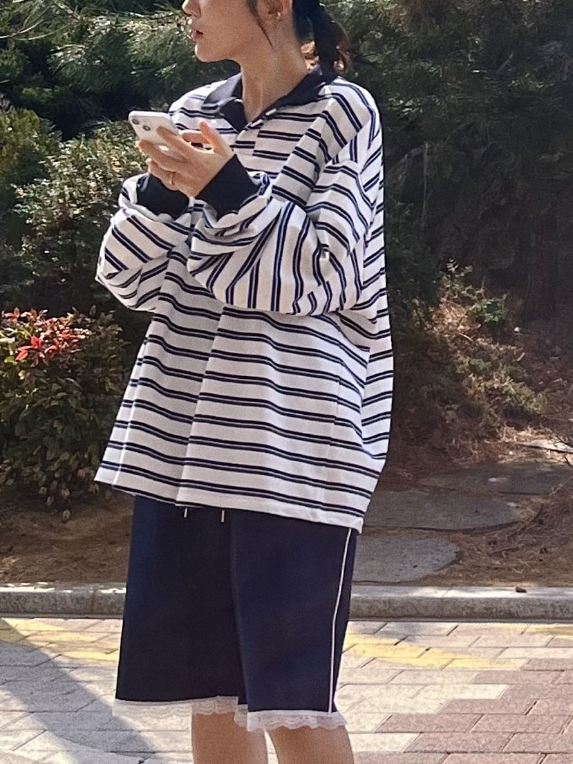 BEAMING SEOUL韓國代購女裝新品人氣時尚25春夏熱賣長袖T恤BEAMING SEOUL長袖T恤