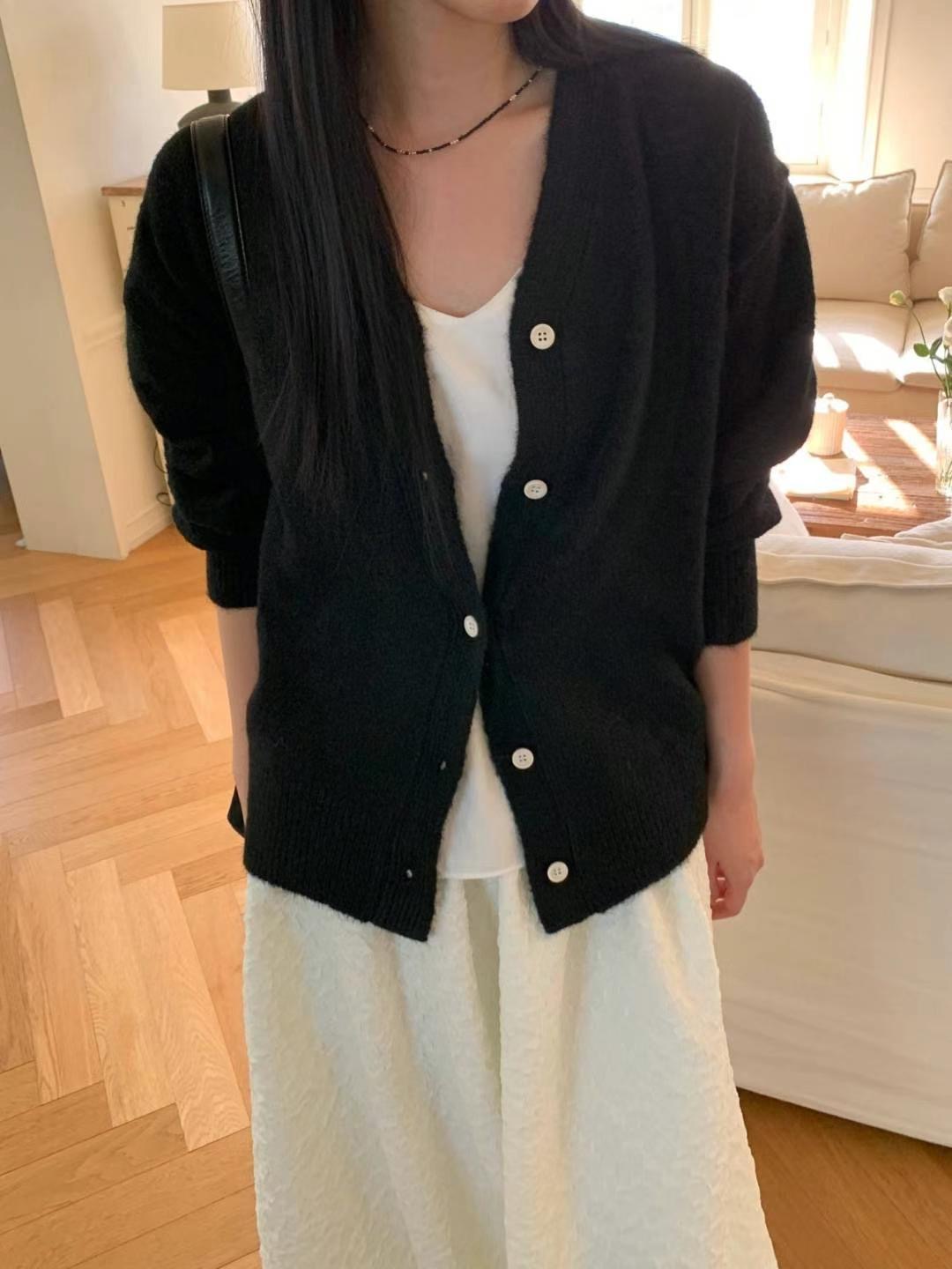 M.STORY東大門實拍女裝新款25春夏職業人氣休閑針織衫開襟衫M.STORY針織衫