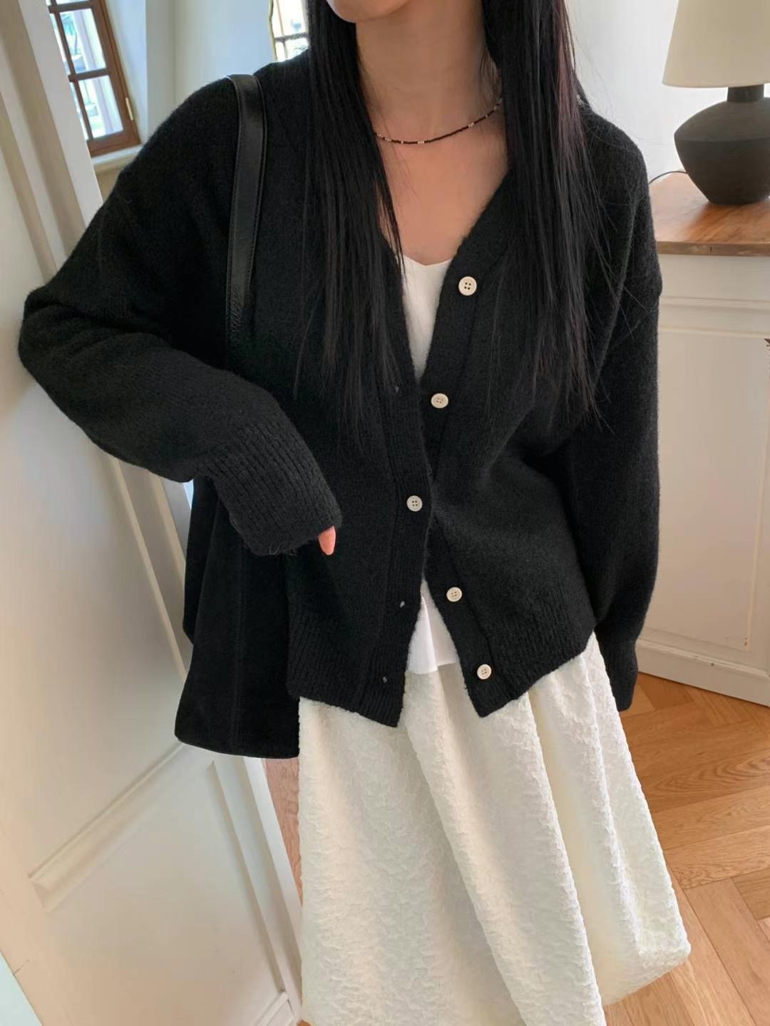 M.STORY東大門實拍女裝新款25春夏職業人氣休閑針織衫開襟衫M.STORY針織衫圖色3