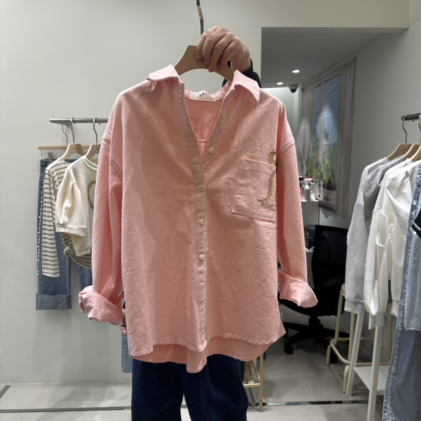 JOEL韓國直郵㊣東大門實拍女裝新品推薦25春夏職業襯衫蕾絲衫JOEL襯衫/蕾絲衫