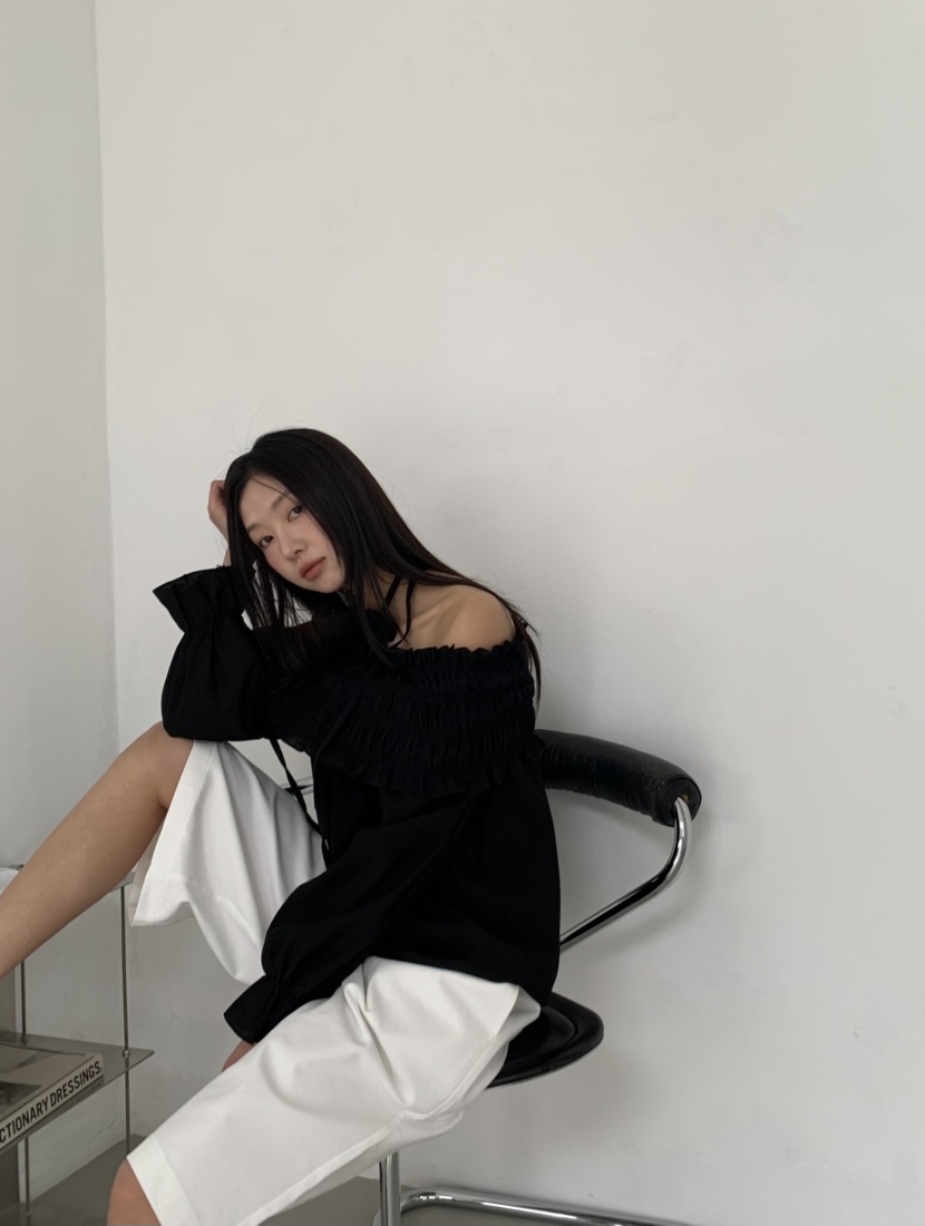 MURMUR韓國㊣直郵東大門代購女裝新款人氣時尚休閑襯衫蕾絲衫MURMUR襯衫/蕾絲衫