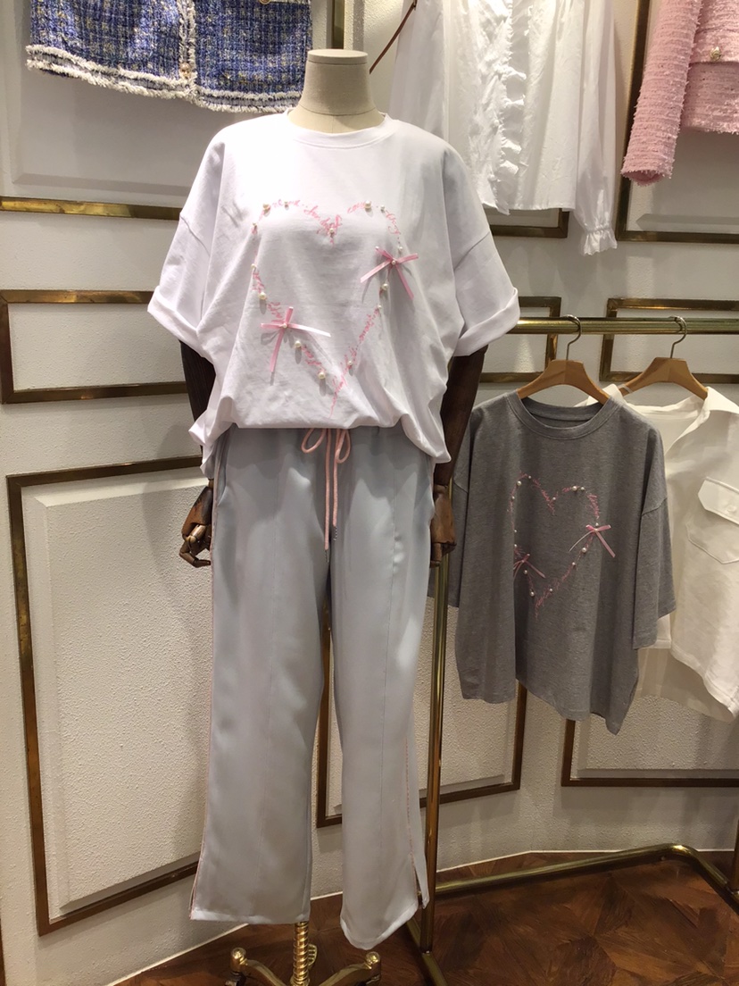 LAUNDRY韓國直郵㊣東大門實拍女裝新品時尚休閑25春夏職業T恤LAUNDRYT恤