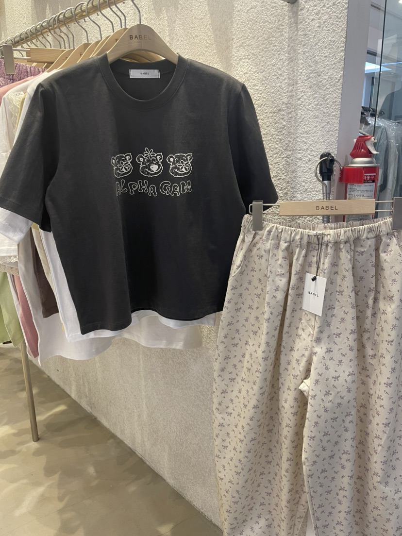 BABEL直郵韓國代購㊣女裝新款時尚職業休閑熱賣25春夏推薦T恤BABELT恤