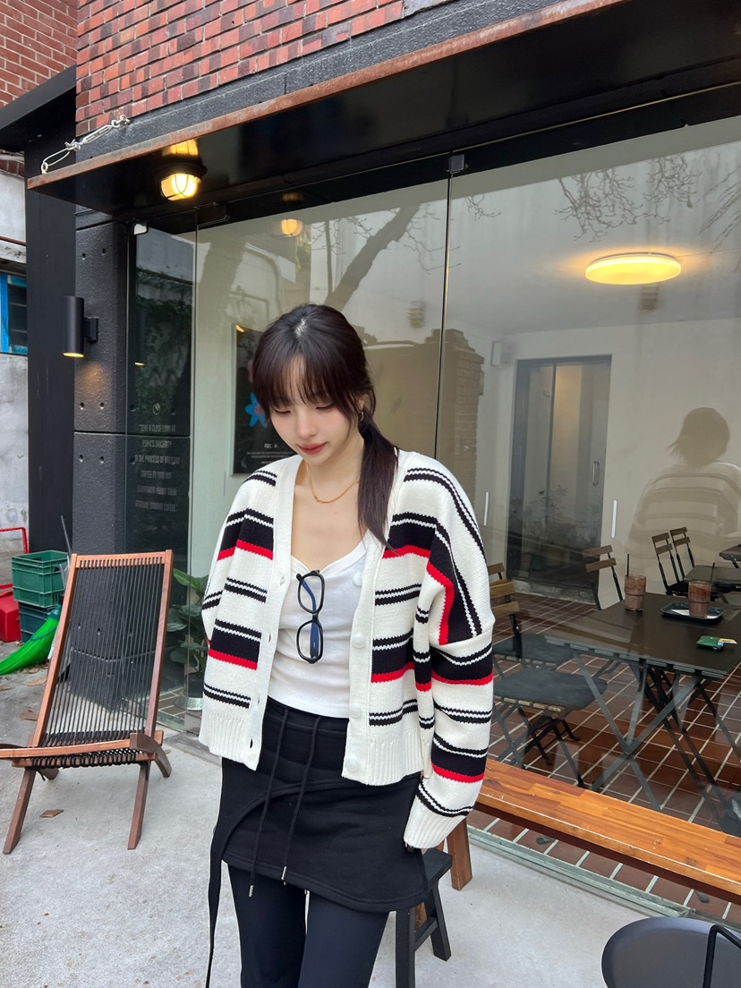 SOLAR韓國直郵㊣女裝新品職業熱賣休閑推薦時尚針織衫羊毛開衫SOLAR針織衫