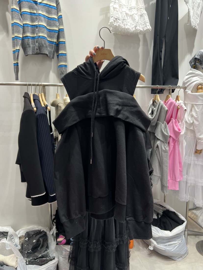 SOLAR韓國㊣直郵東大門代購女裝新品休閑熱賣推薦人氣時尚衛衣SOLAR衛衣圖色2