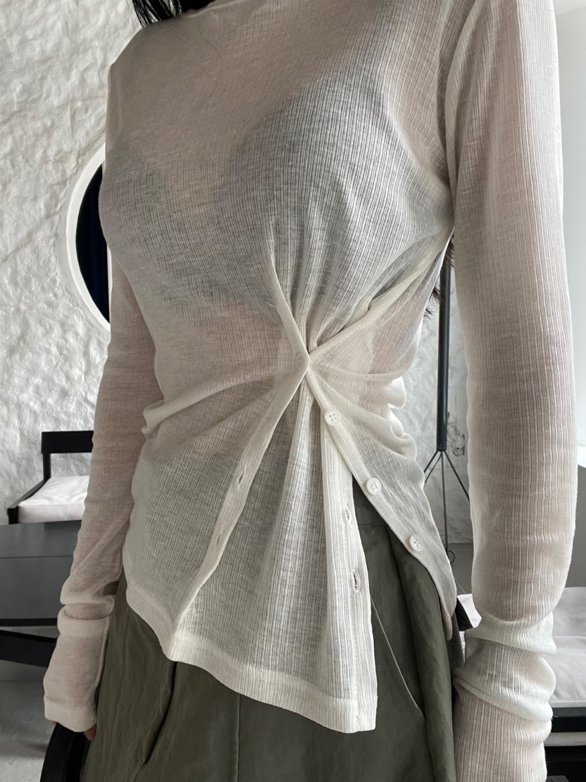 REIZ直郵韓國代購㊣女裝新品推薦人氣休閑職業時尚熱賣長袖T恤REIZ長袖T恤
