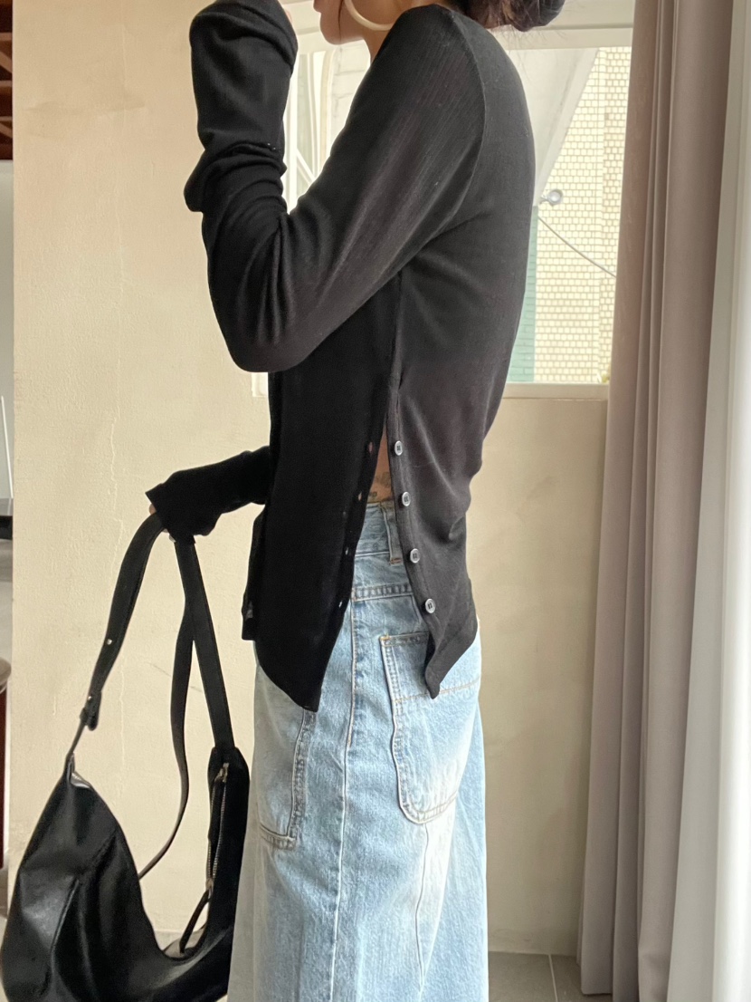 REIZ直郵韓國代購㊣女裝新品推薦人氣休閑職業時尚熱賣長袖T恤REIZ長袖T恤