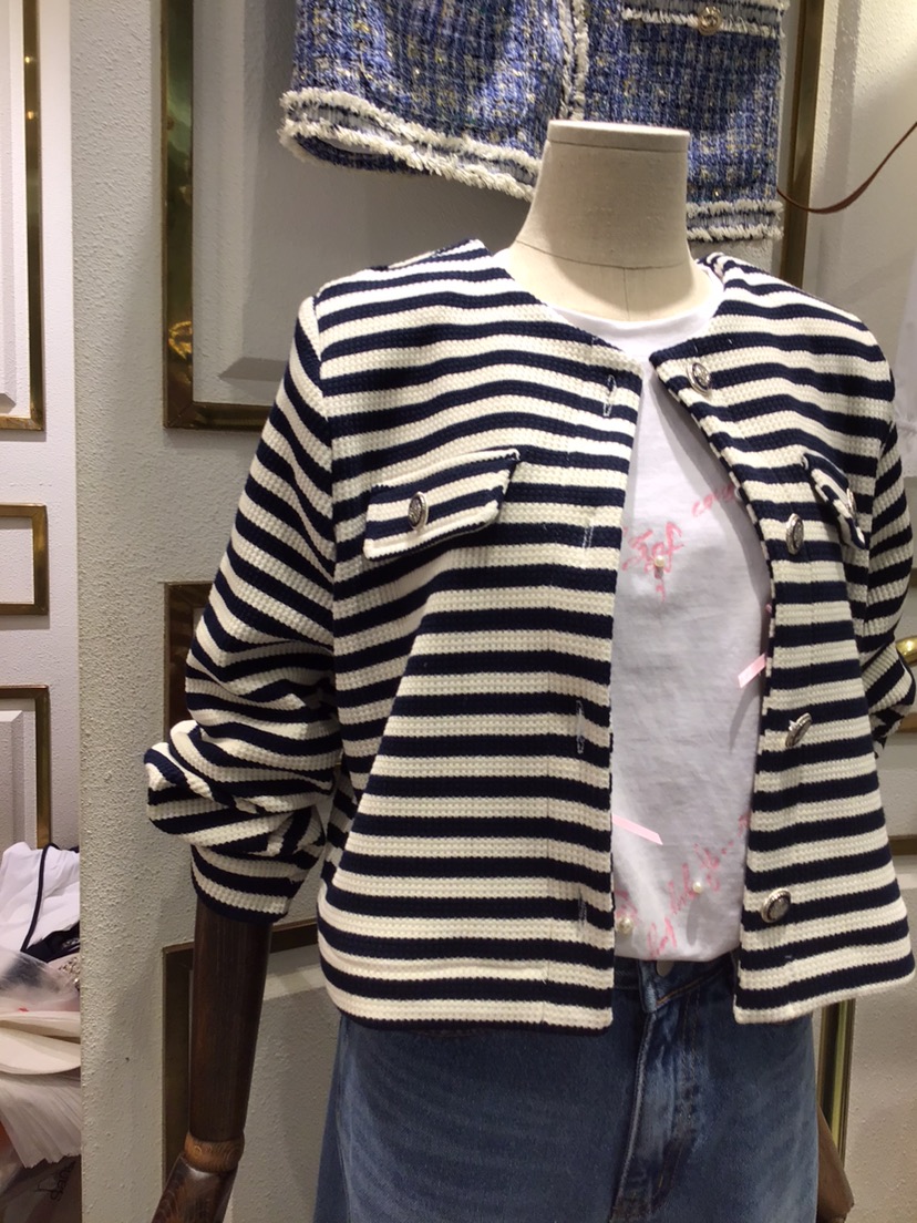 LAUNDRY直郵韓國代購㊣女裝新款人氣休閑職業25春夏夾克花呢LAUNDRY夾克