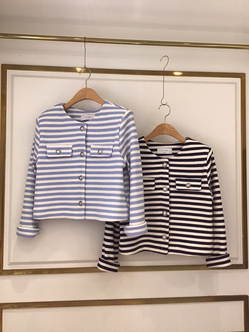LAUNDRY直郵韓國代購㊣女裝新款人氣休閑職業25春夏夾克花呢LAUNDRY夾克