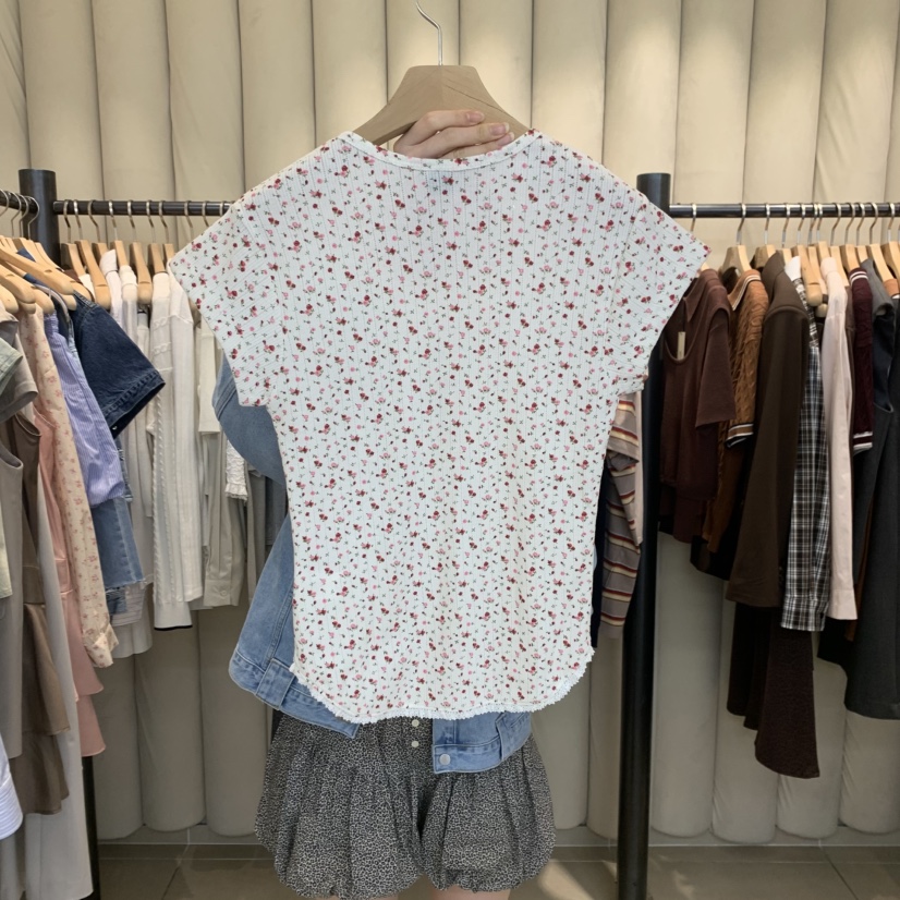 OUS/INCH-L直郵韓國代購㊣女裝新品推薦熱賣職業時尚人氣T恤OUS/INCHT恤