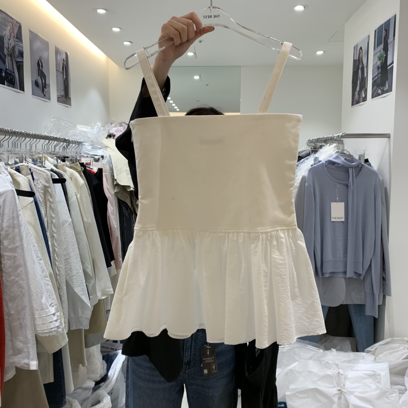 THE REST直郵韓國代購㊣女裝新品熱賣休閑25春夏人氣吊帶背心THE REST/UNNOEUD吊帶/背心