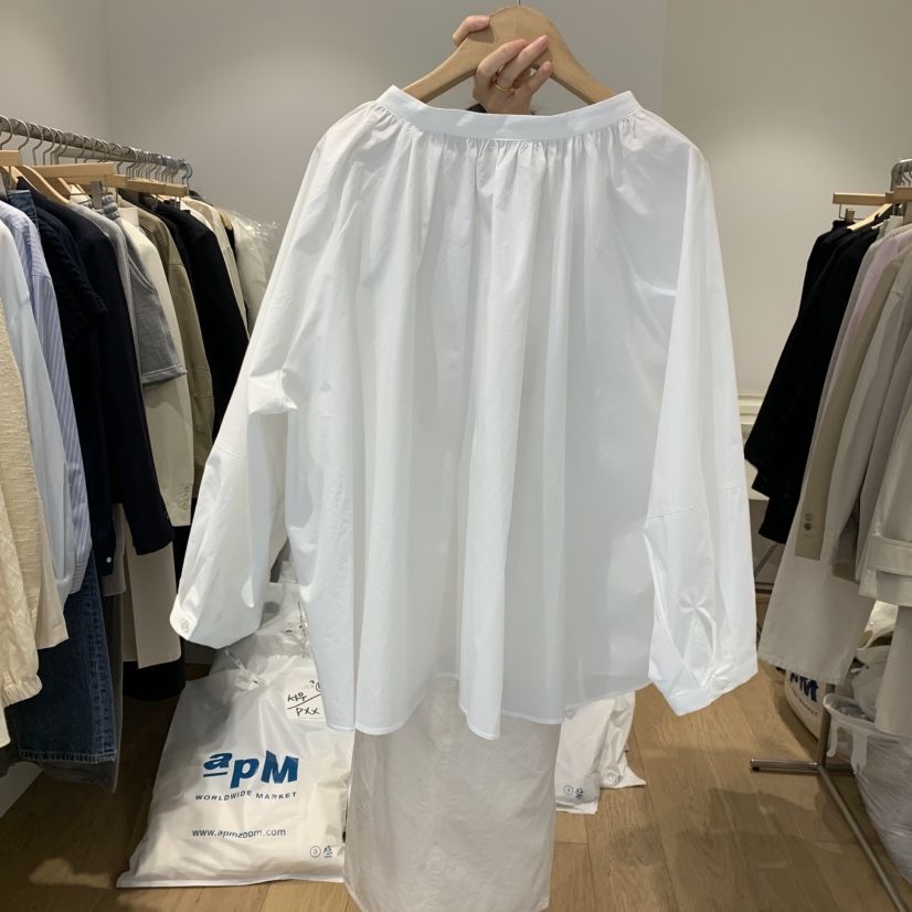 OUR-A韓國㊣直郵東大門代購女裝新品人氣25春夏襯衫蕾絲衫OUR-A襯衫/蕾絲衫
