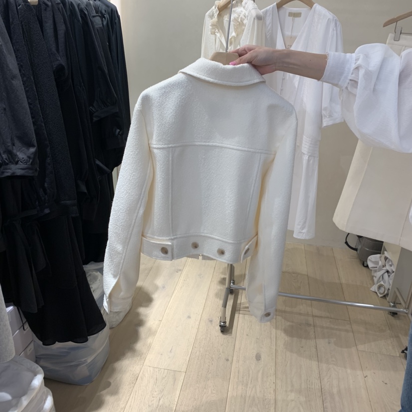 ARCHER韓國直郵㊣東大門實拍女裝新品休閑時尚夾克粗花呢短款ARCHER夾克