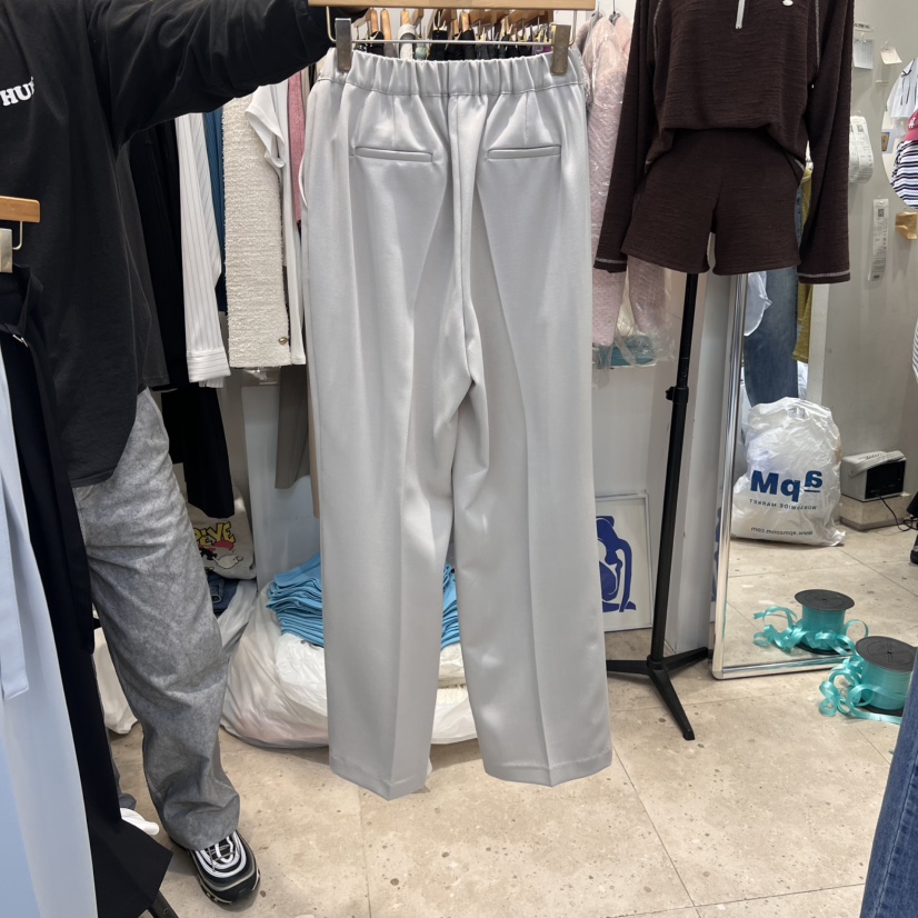 DUPLO韓國㊣直郵東大門代購女裝新款職業人氣25春夏休閑褲綁帶DUPLO休閑褲
