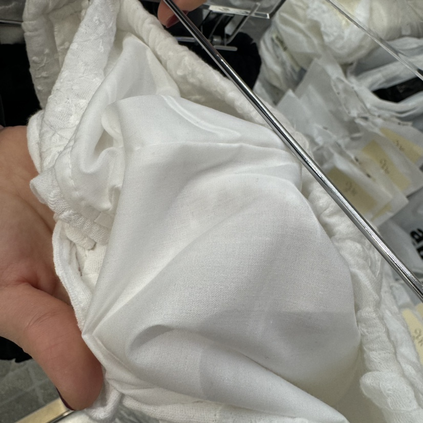 OURS韓國㊣直郵東大門代購女裝新款25春夏熱賣短褲荷葉邊蕾絲OURS短褲