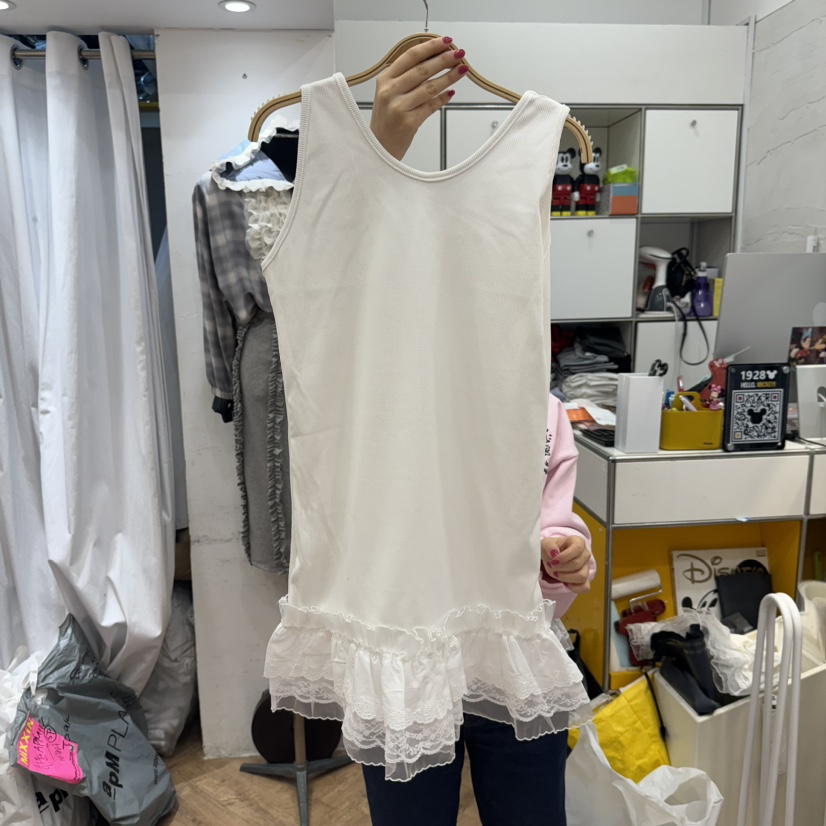 DE LINE韓國直郵㊣女裝新款職業25春夏推薦人氣時尚吊帶背心DE LINE吊帶/背心