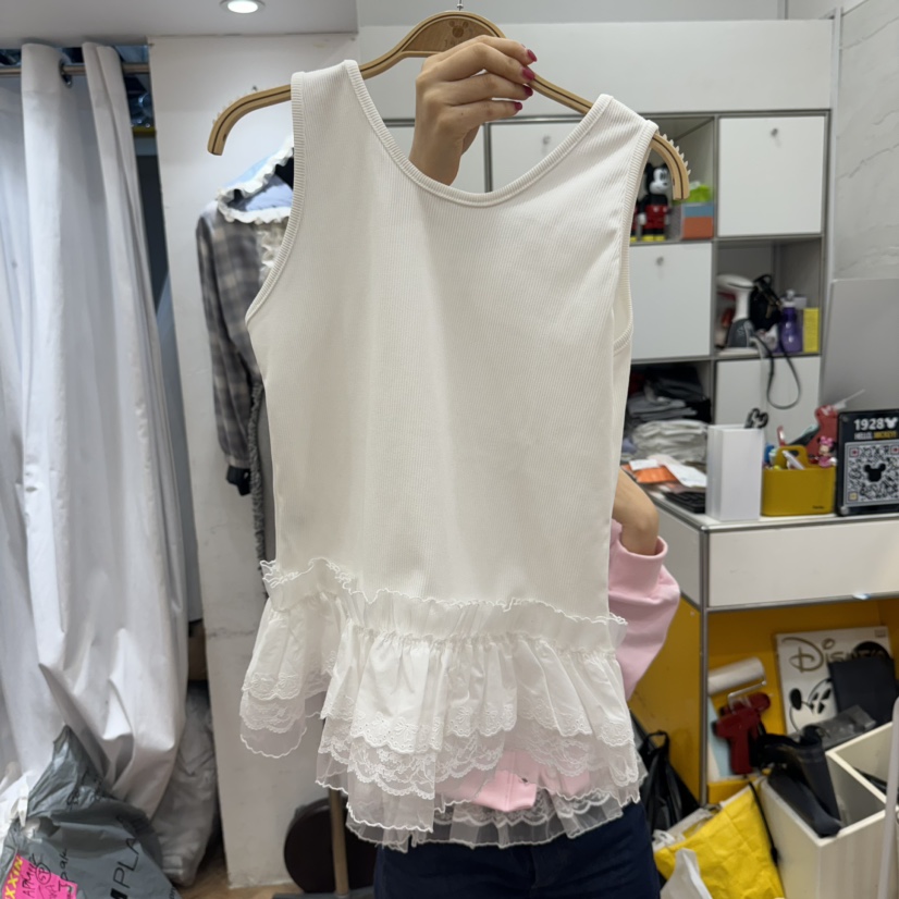 DE LINE韓國㊣直郵東大門代購女裝新品時尚人氣推薦吊帶背心DE LINE吊帶/背心