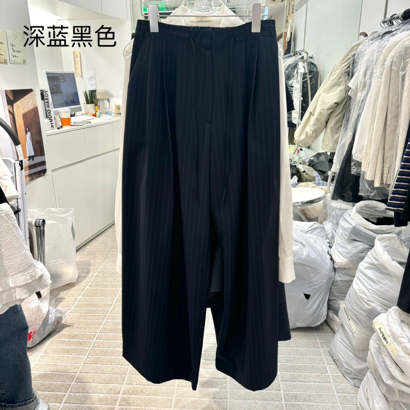 OURS韓國直郵㊣女裝新款時尚25春夏熱賣人氣職業休閑休閑褲OURS休閑褲圖色2