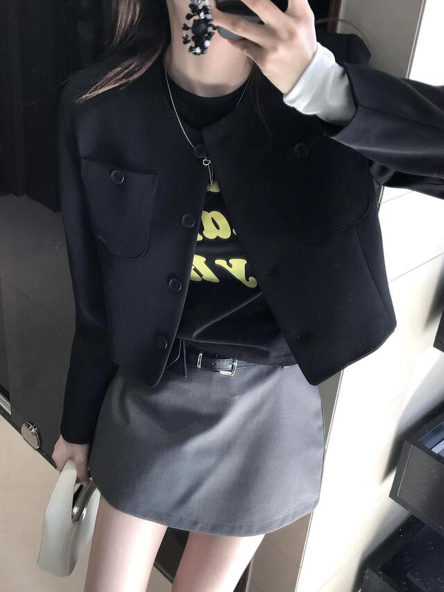 EOMPIT韓國直郵㊣女裝新款職業熱賣推薦25春夏休閑時尚夾克EOMPIT夾克