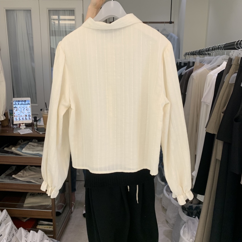 LE AHICON直郵韓國代購㊣女裝新品休閑25春夏熱賣襯衫蕾絲衫Le Ahicon襯衫/蕾絲衫
