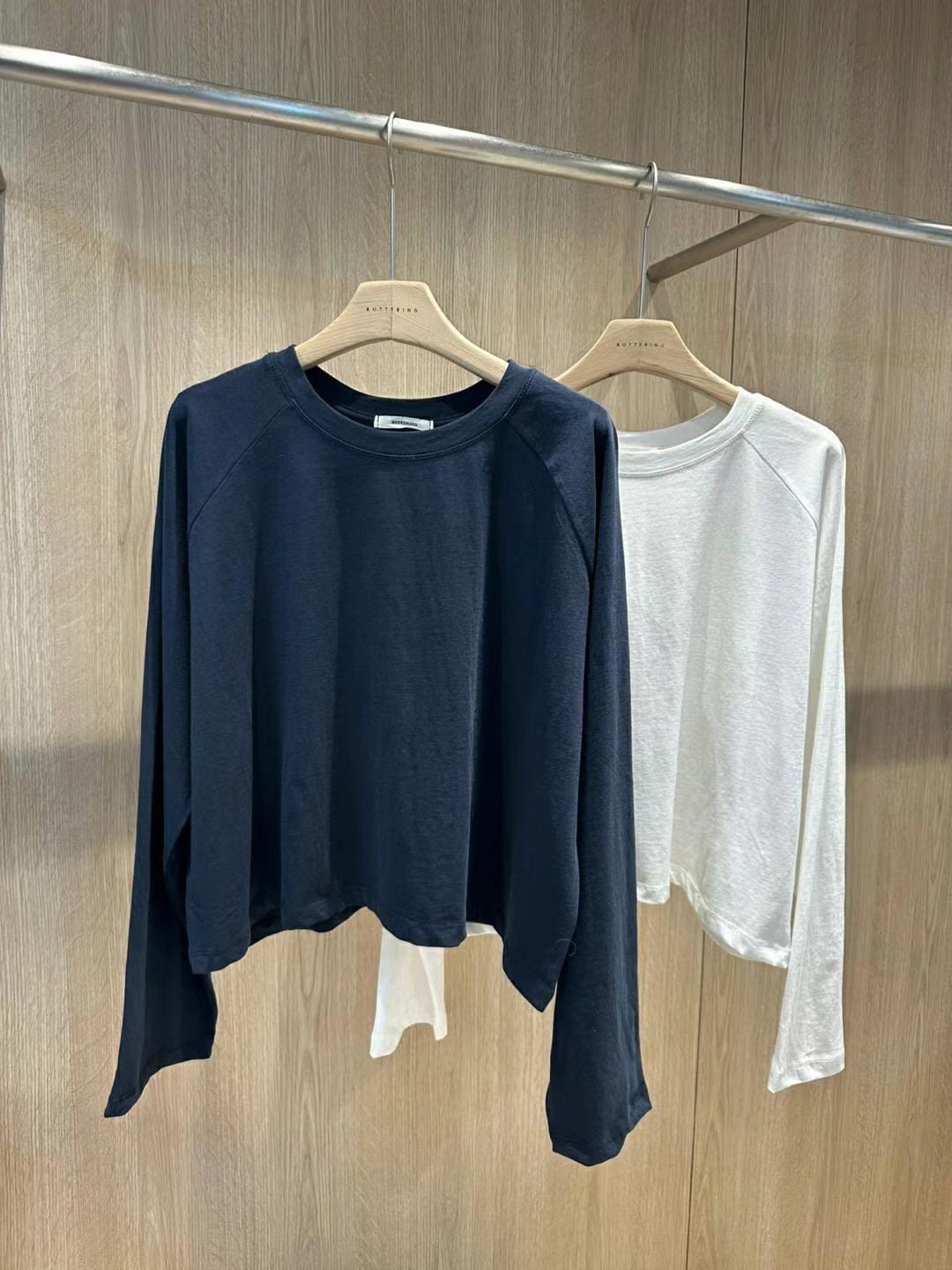 BUTTERING韓國直郵女裝新款推薦職業真品熱賣人氣休閑長袖T恤ARLOW長袖T恤