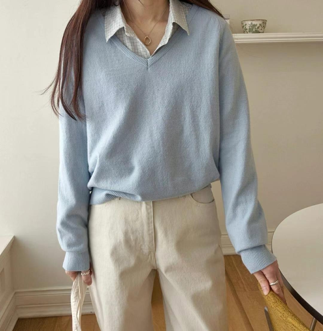 BUTTERING韓國代購女裝新品25春夏推薦人氣熱賣職業休閑針織衫ARLOW針織衫