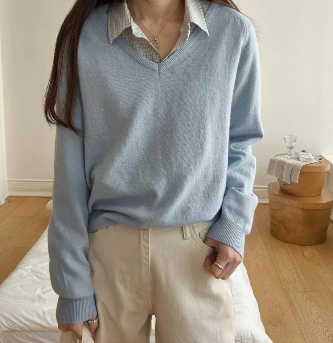 BUTTERING韓國代購女裝新品25春夏推薦人氣熱賣職業休閑針織衫ARLOW針織衫圖色4