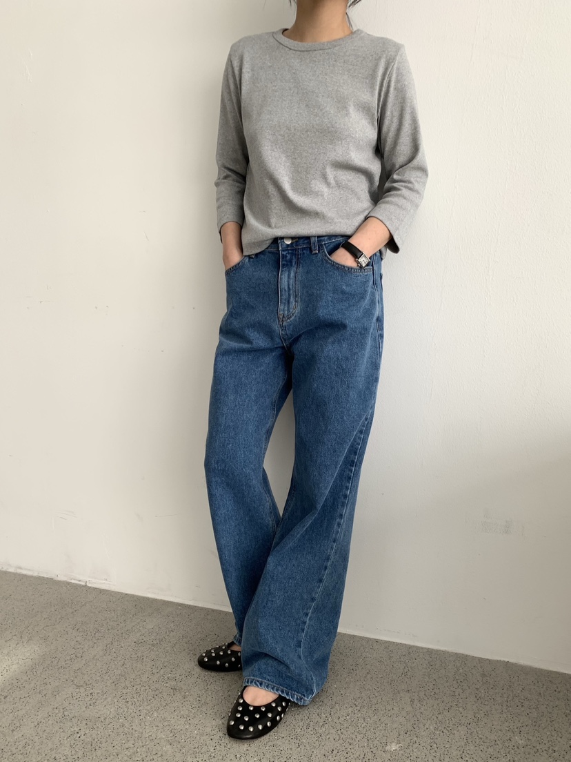 ROMANTICIZE東大門直郵女士新品人氣25春夏職業推薦熱賣牛仔褲ROMANTICIZE牛仔褲