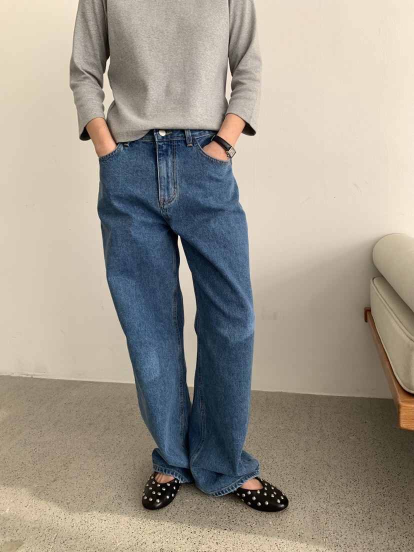 ROMANTICIZE東大門直郵女士新品人氣25春夏職業推薦熱賣牛仔褲ROMANTICIZE牛仔褲