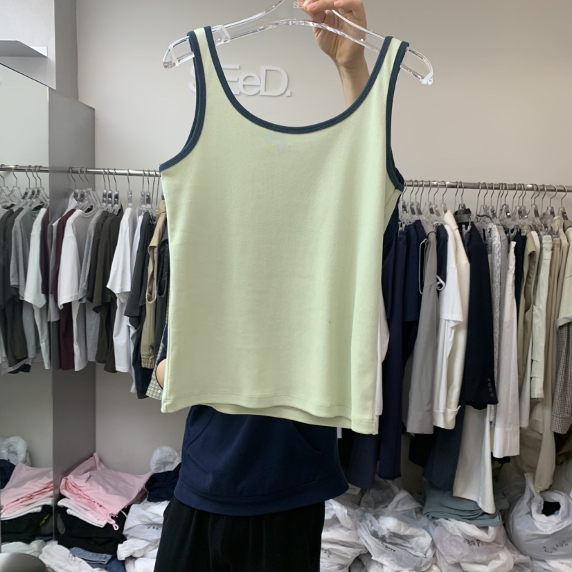 LEESEED-A韓國直郵女士新品人氣真品休閑職業時尚吊帶背心SEeD/LEESEED吊帶/背心