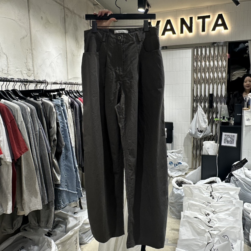 VANTA東大門實拍女士新品真品人氣25春夏推薦時尚職業休閑褲VANTA休閑褲圖色2