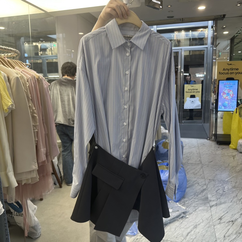 FOUNDATION韓國代購女士新品職業休閑25春夏人氣推薦連衣裙FOUNDATION連衣裙