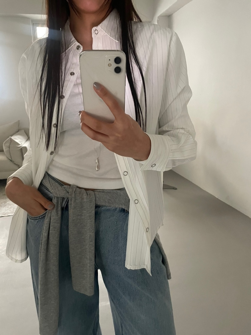 ACME韓國代購女裝新款休閑真品25春夏職業時尚人氣襯衫蕾絲衫ACME襯衫/蕾絲衫