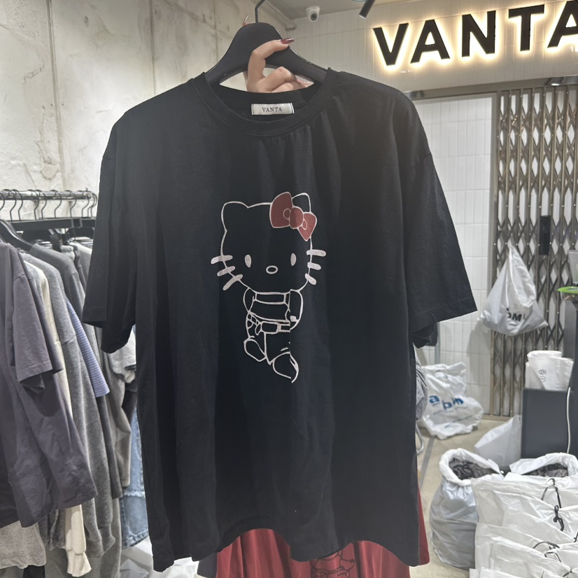 VANTA韓國代購女裝新品職業推薦時尚25春夏熱賣人氣真品T恤VANTAT恤圖色5