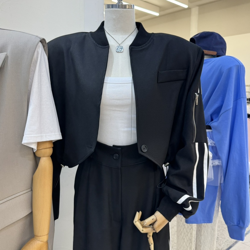 MIX東大門直郵女士新品職業25春夏推薦真品熱賣休閑人氣夾克MIX夾克圖色2