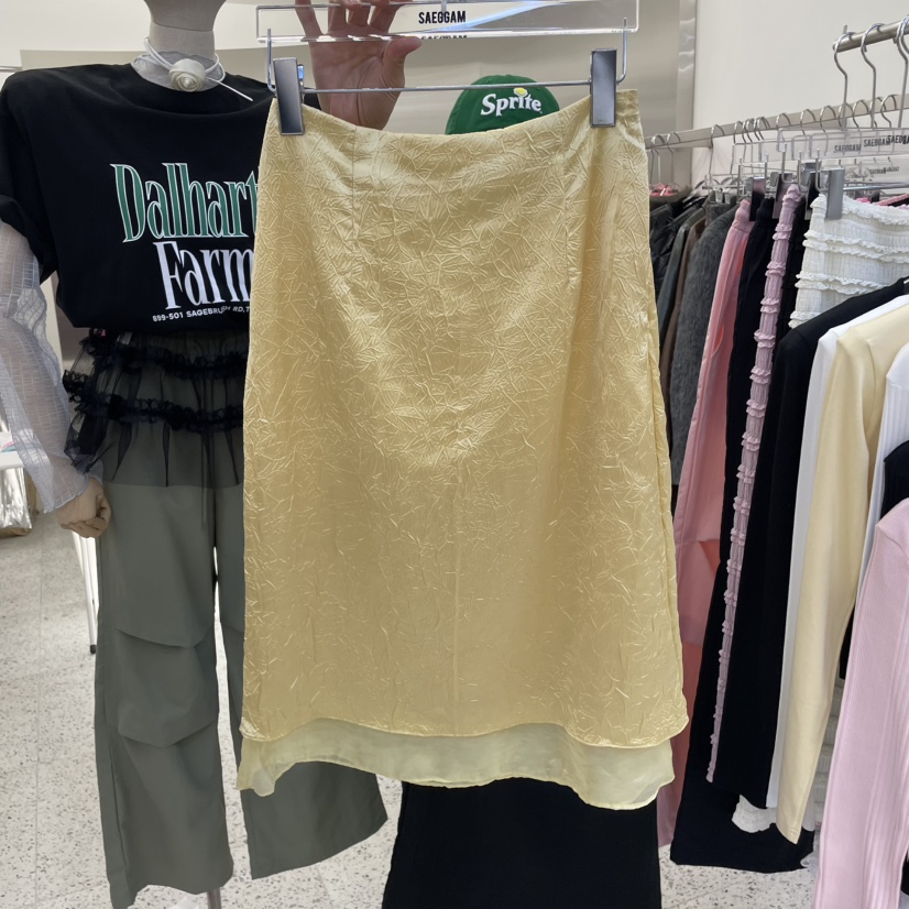 SAEGGAM韓國㊣直郵東大門代購女裝新品時尚職業半身裙中短裙SAEGGAM半身裙/中短裙圖色2