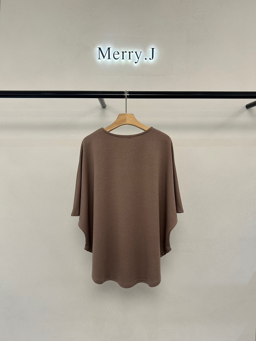 MERRY-J韓國直郵㊣東大門實拍女裝新品25春夏職業熱賣休閑T恤MERRY-JT恤