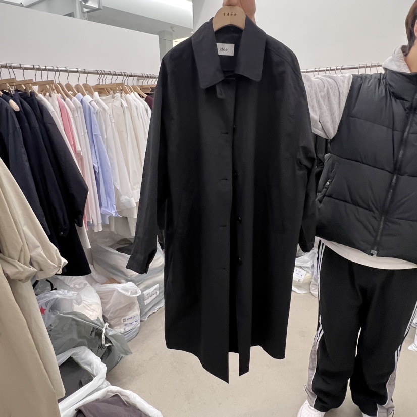 IDEE-A韓國直郵㊣東大門實拍女裝新品熱賣休閑時尚長款風衣IDEE-A長款風衣圖色3