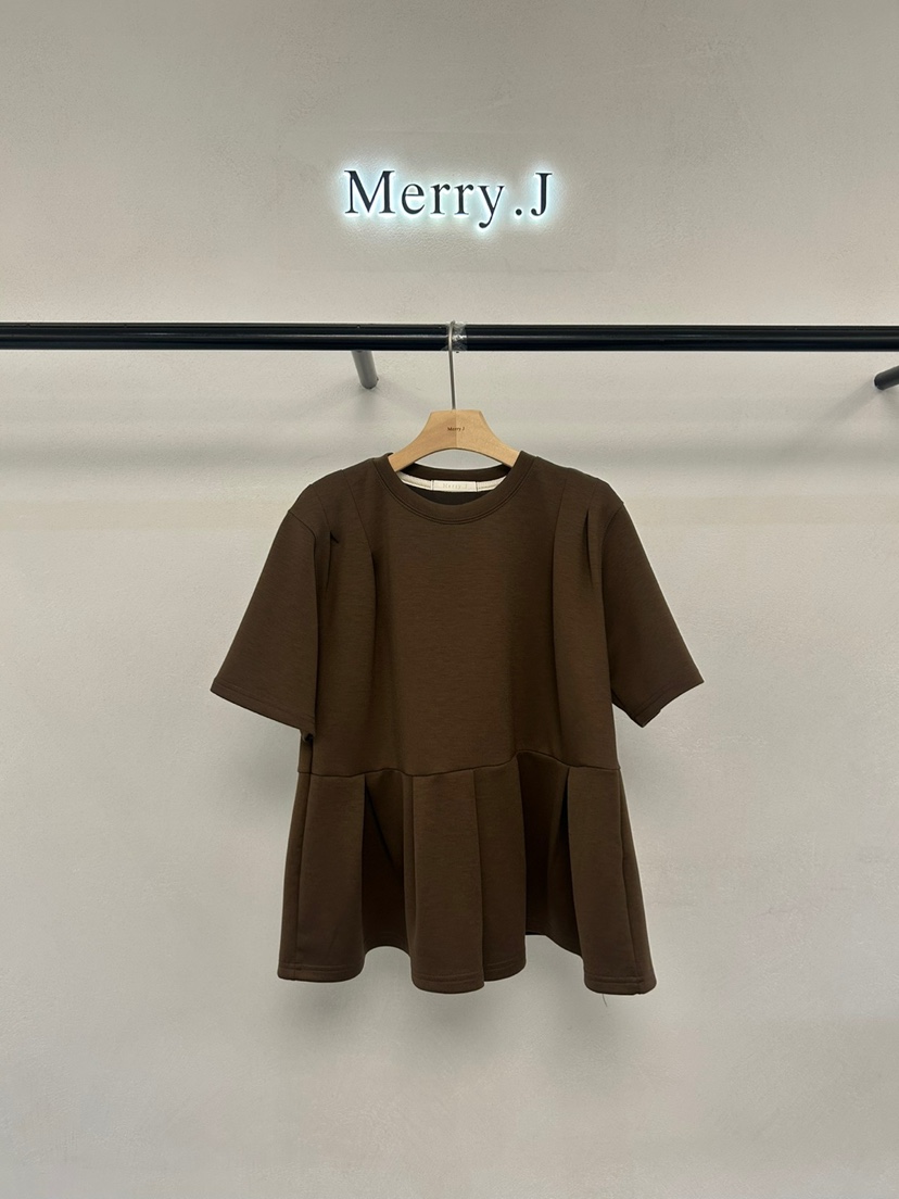 MERRY-J韓國㊣直郵東大門代購女裝新款時尚人氣休閑熱賣T恤MERRY-JT恤圖色2