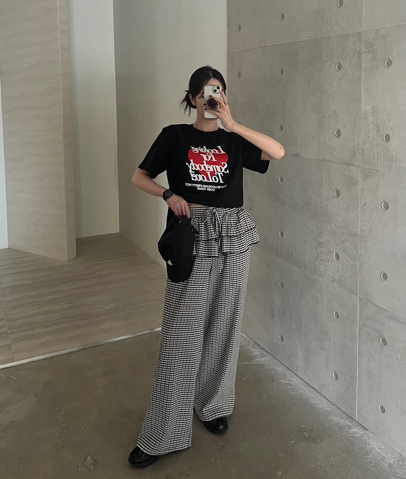 AMUSE SEOUL韓國直郵㊣東大門實拍女裝新款職業熱賣休閑褲AMUSE SEOUL休閑褲