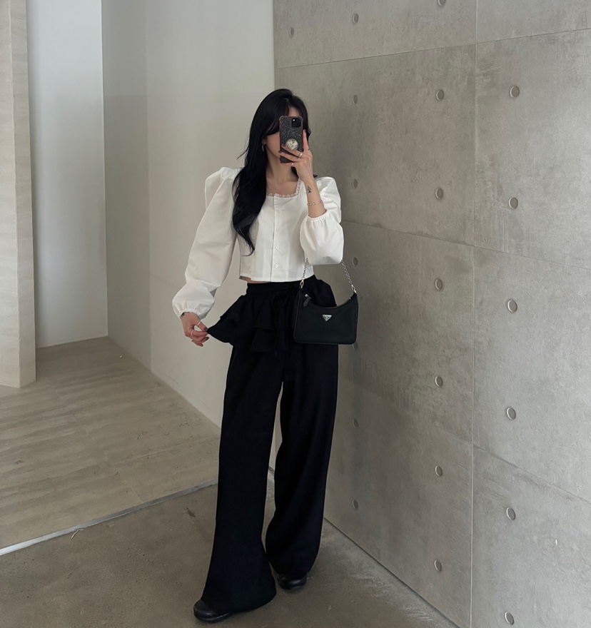 AMUSE SEOUL韓國直郵㊣東大門實拍女裝新款職業熱賣休閑褲AMUSE SEOUL休閑褲