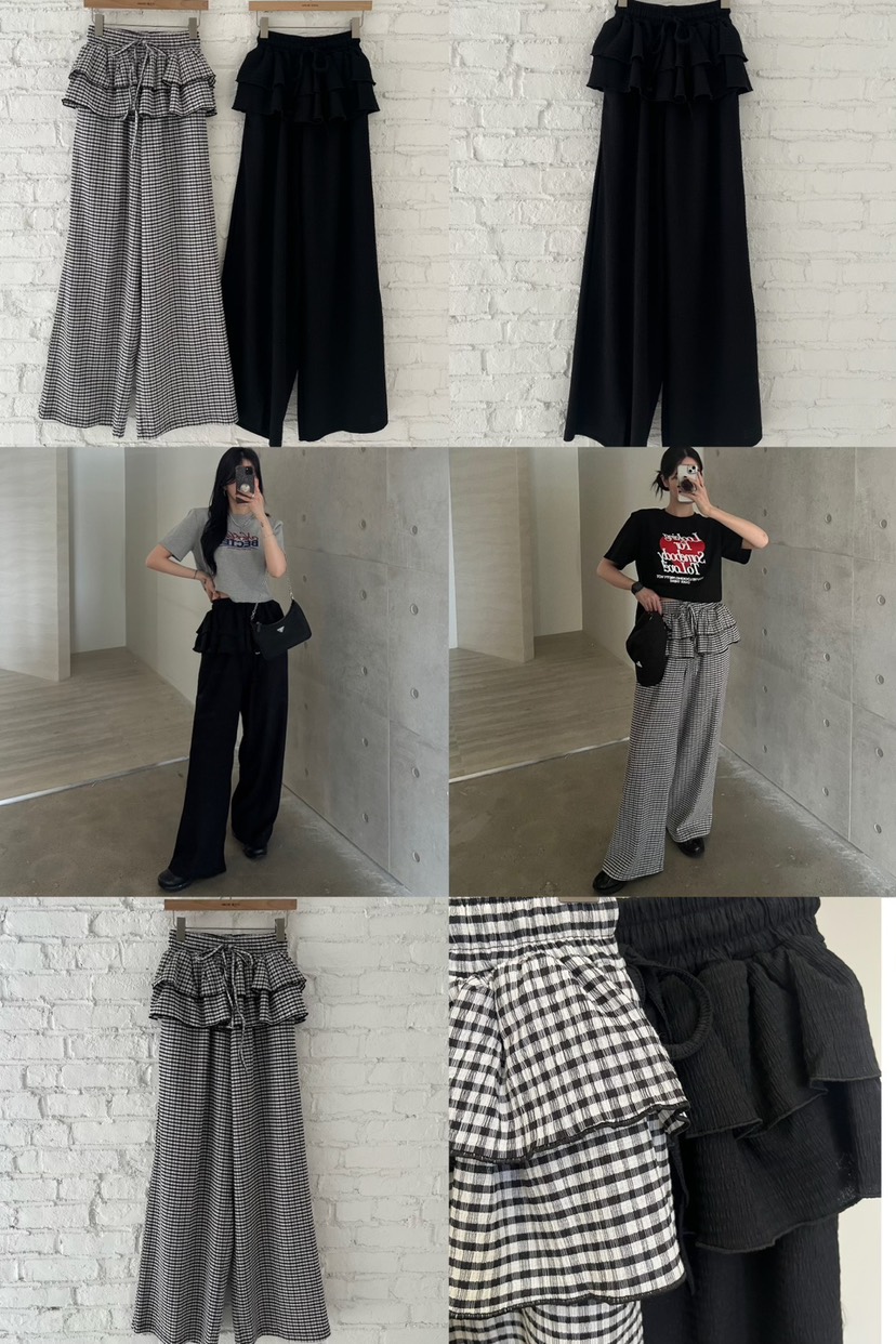 AMUSE SEOUL韓國直郵㊣東大門實拍女裝新款職業熱賣休閑褲AMUSE SEOUL休閑褲