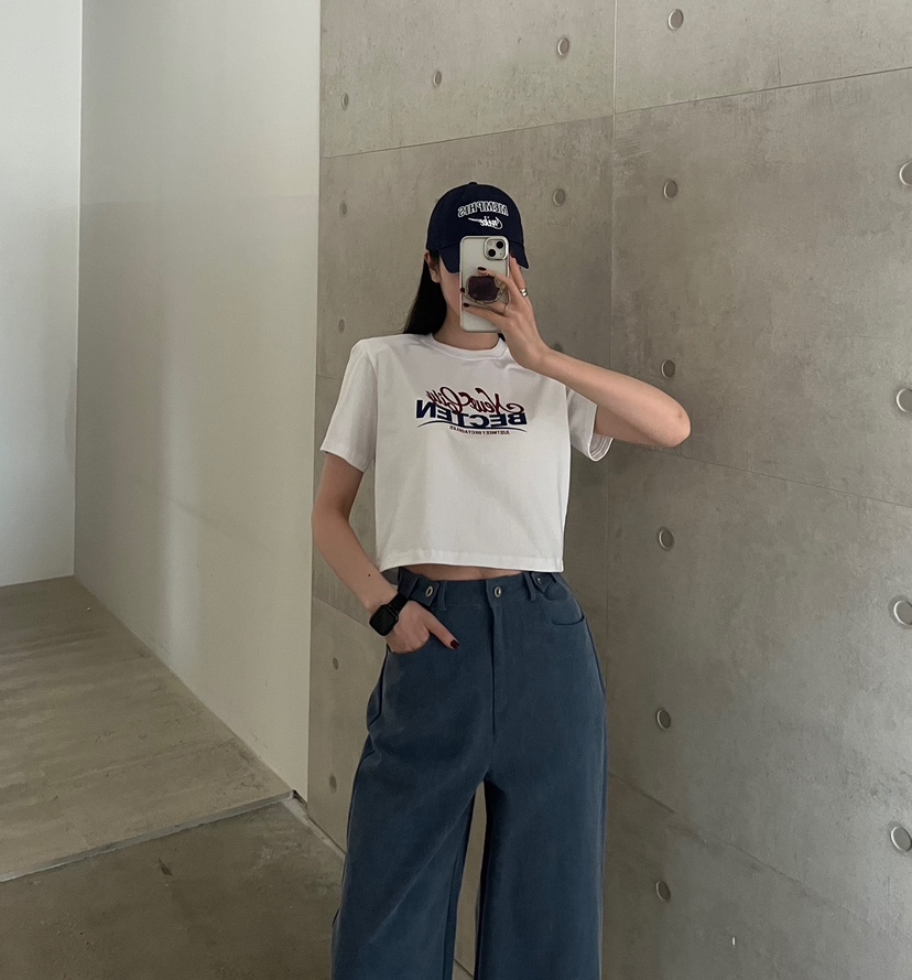 AMUSE SEOUL韓國直郵㊣女裝新品職業時尚熱賣25春夏休閑T恤AMUSE SEOULT恤