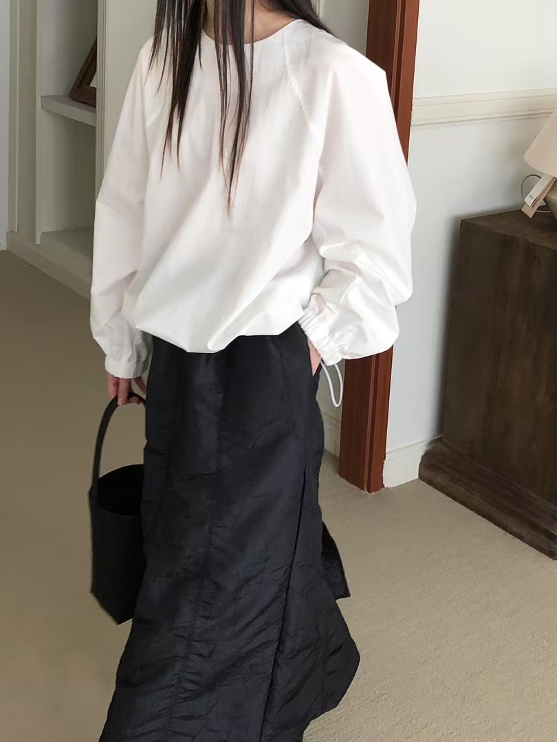 LOGON韓國直郵㊣女裝新品人氣推薦25春夏職業休閑熱賣時尚長裙LOGON長裙