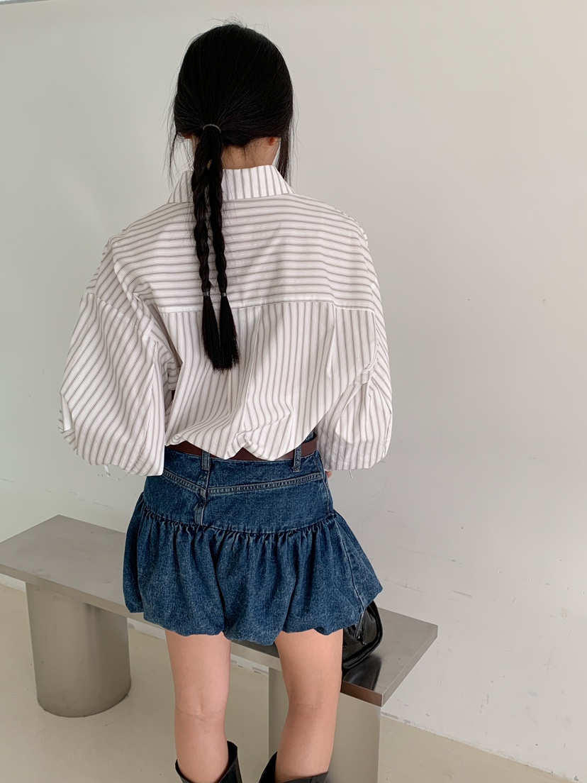 MILLIMETER韓國㊣直郵東大門代購女裝新款時尚職業襯衫蕾絲衫MILLIMETER襯衫/蕾絲衫