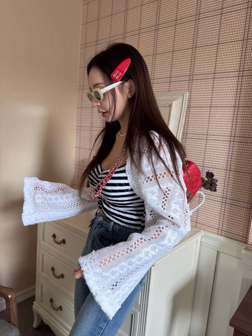 DENVER韓國㊣直郵東大門代購女裝新品職業25春夏襯衫蕾絲衫DENVER襯衫/蕾絲衫